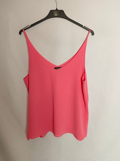 TOPSHOP. Coral fluid top T.38 