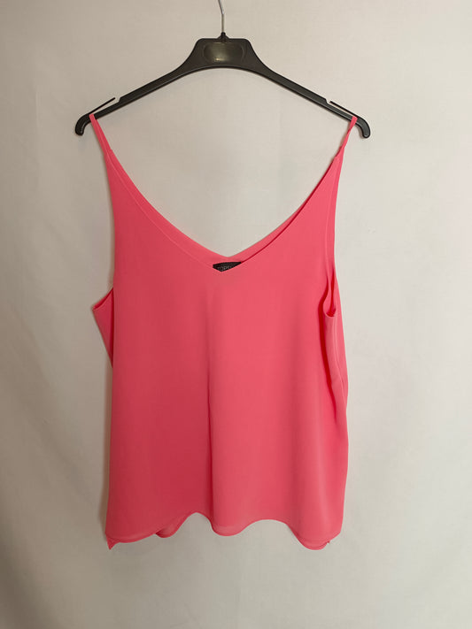 TOPSHOP. Coral fluid top T.38 