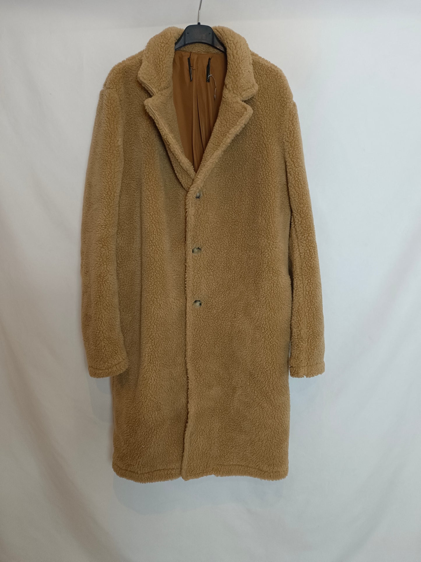 NOHOW. Beige shearling coat T.xl (m/l)