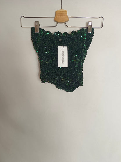 INSOMNIA STUDIO. croptop lentejuelas T.u(xs)