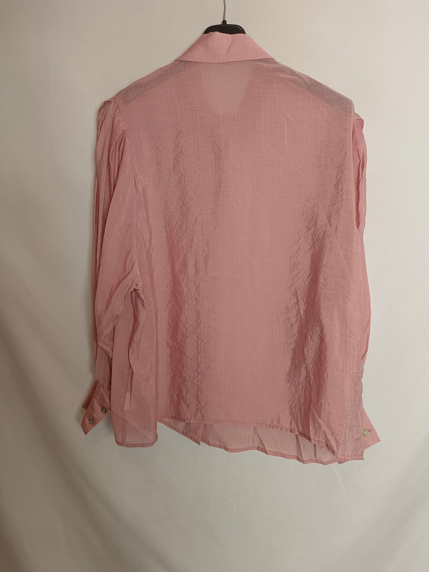 MY PEEPTOES. Pink cotton blouse T.xs/s