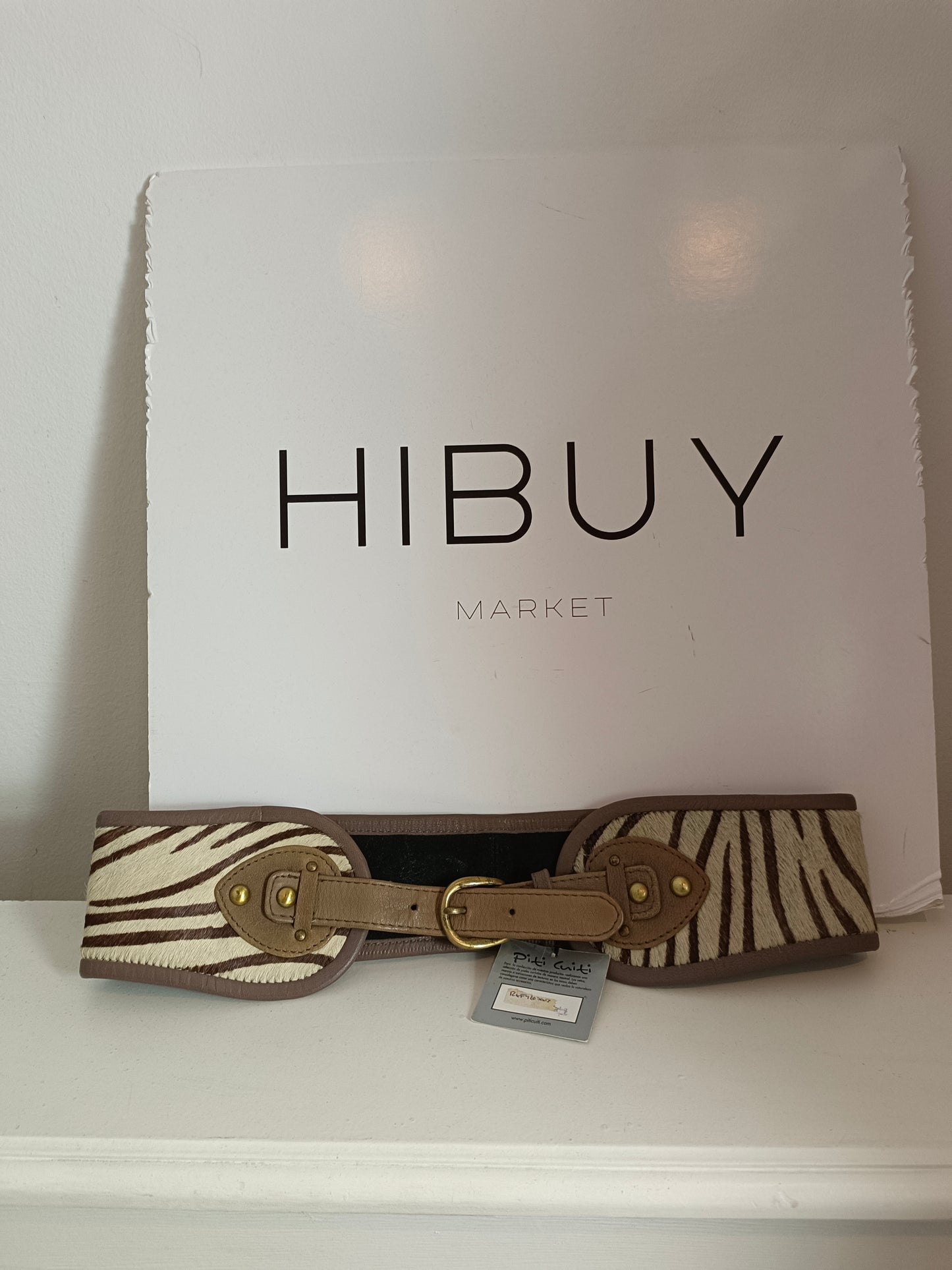 PITI CUITI. Cinturón print TU