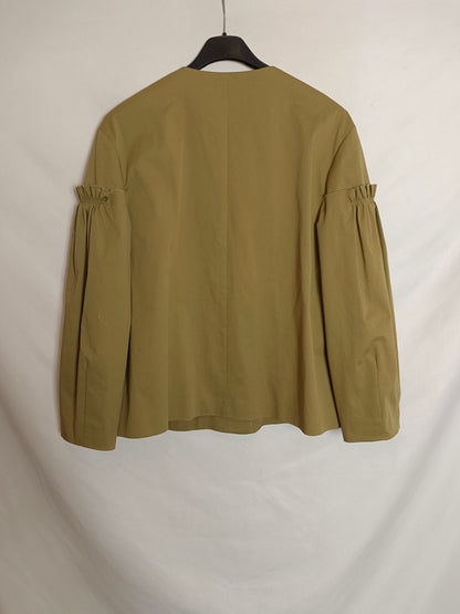 MANGO. Chaqueta mango beige T.s