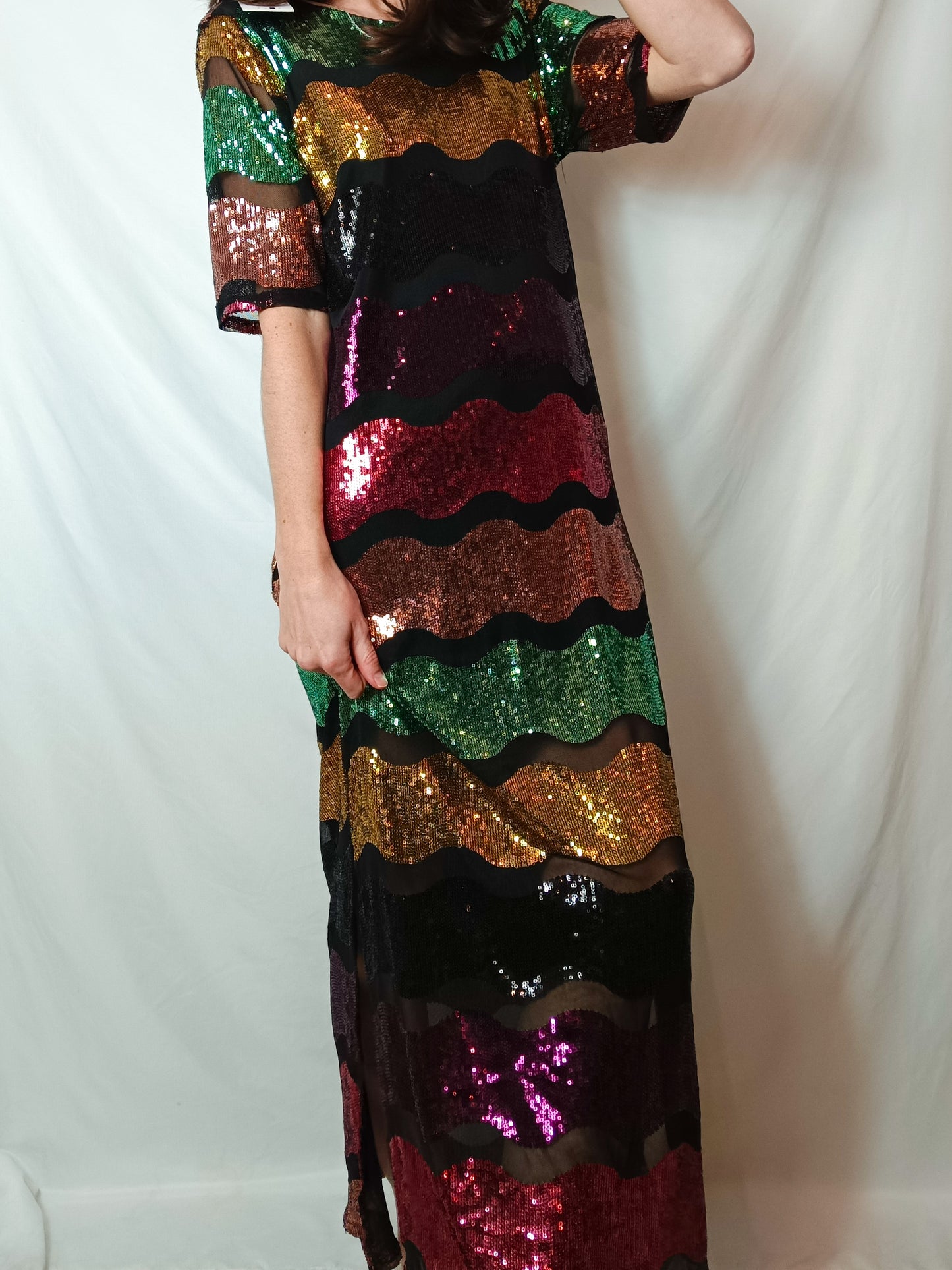 SFERA. Sequin midi dress. TM (Tara)