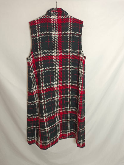 ERIC&CHIC. Chaleco largo tweed T.u(s/m)