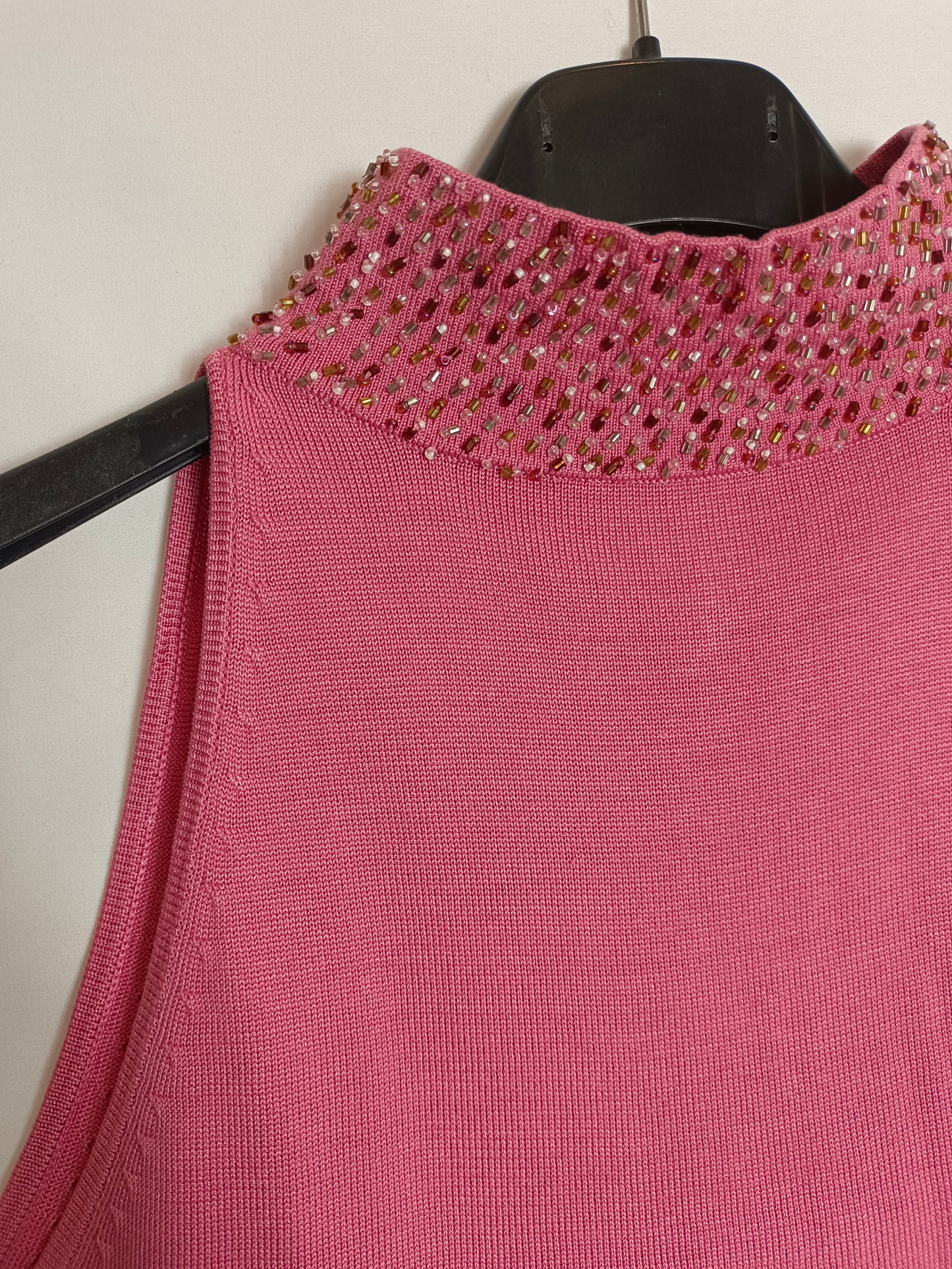 OTRAS. Top rosa abalorios Tu(m)