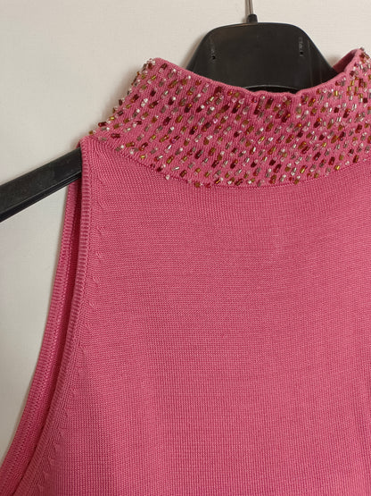 OTRAS. Top rosa abalorios Tu(m)