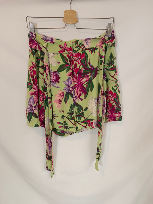 &amp;OTHER STORIES. Floral green trousers, size 40