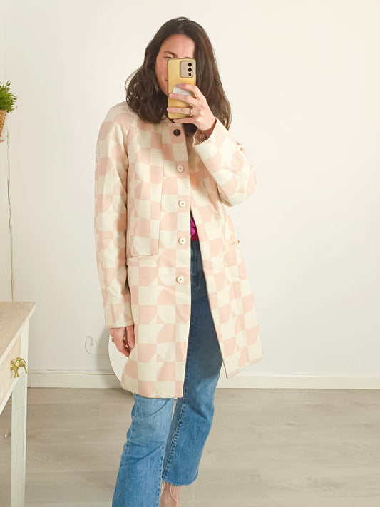 MAISON SCOTCH. Fine coat/fine jacket in pastel tones S.2 (M)