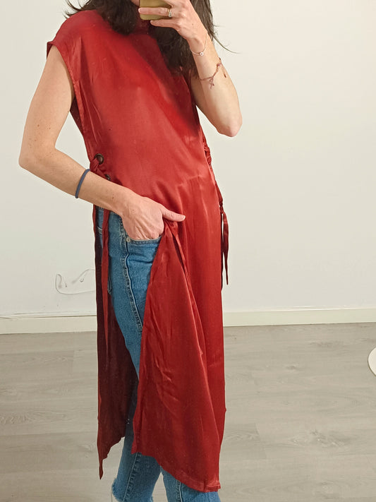 ZARA. Top teja cuerdas T.xs