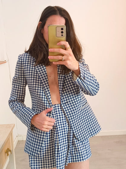 ZARA. Total look cuadros vichí T.s