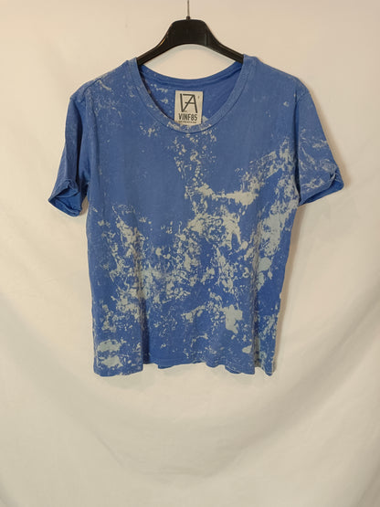 VINF85. Blue tie-dye T-shirt