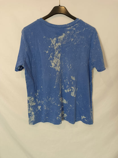 VINF85. Blue tie-dye T-shirt