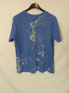 VINF85. Camiseta azul tie dye T.s