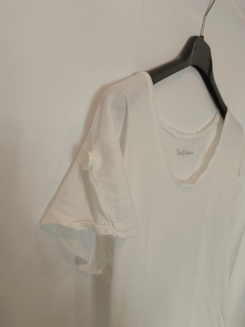 ZADIG&VOLTAIRE. Camiseta blanca "soho" T.xs