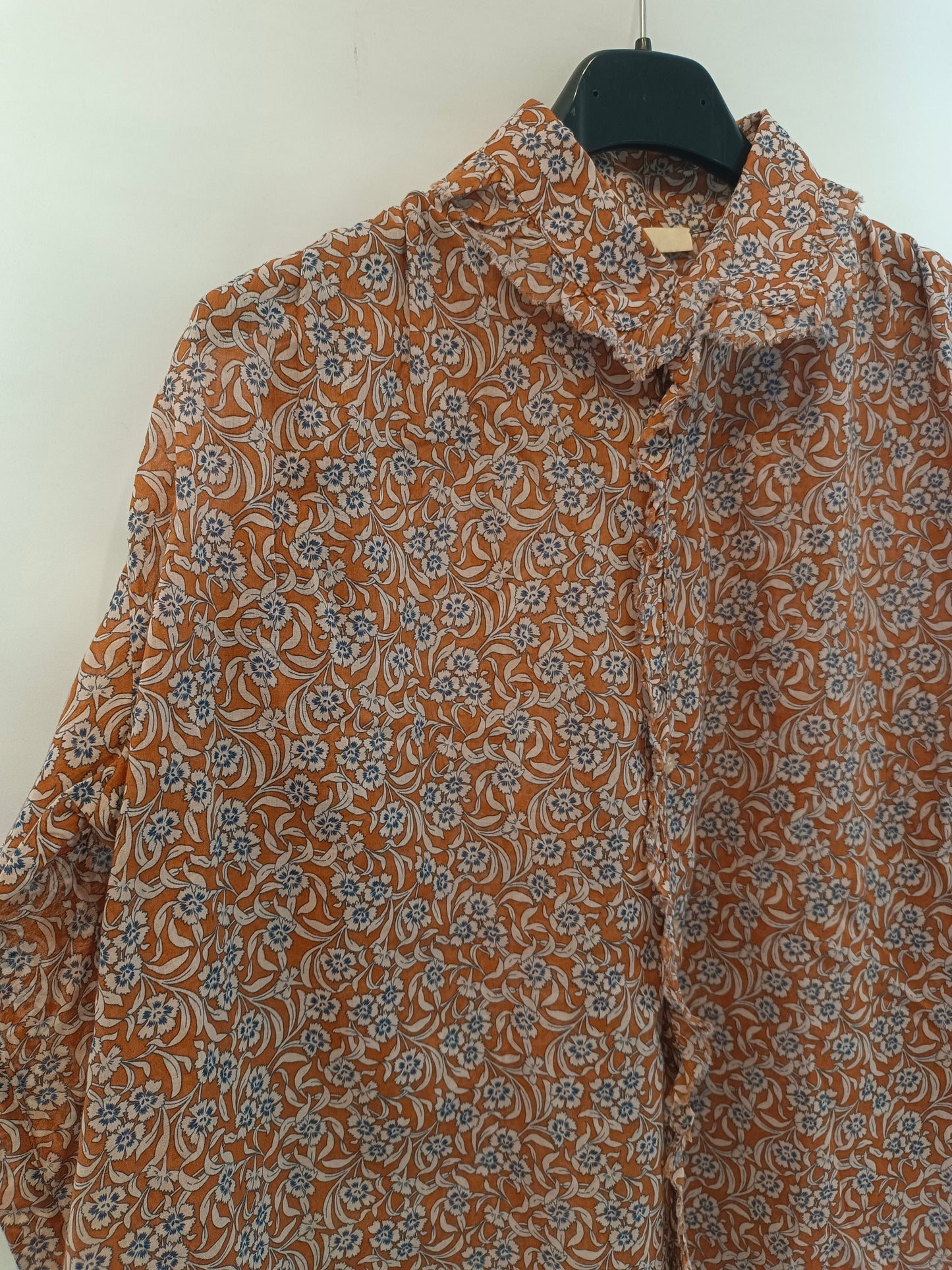 MAJE. Floral tile blouse T.xs