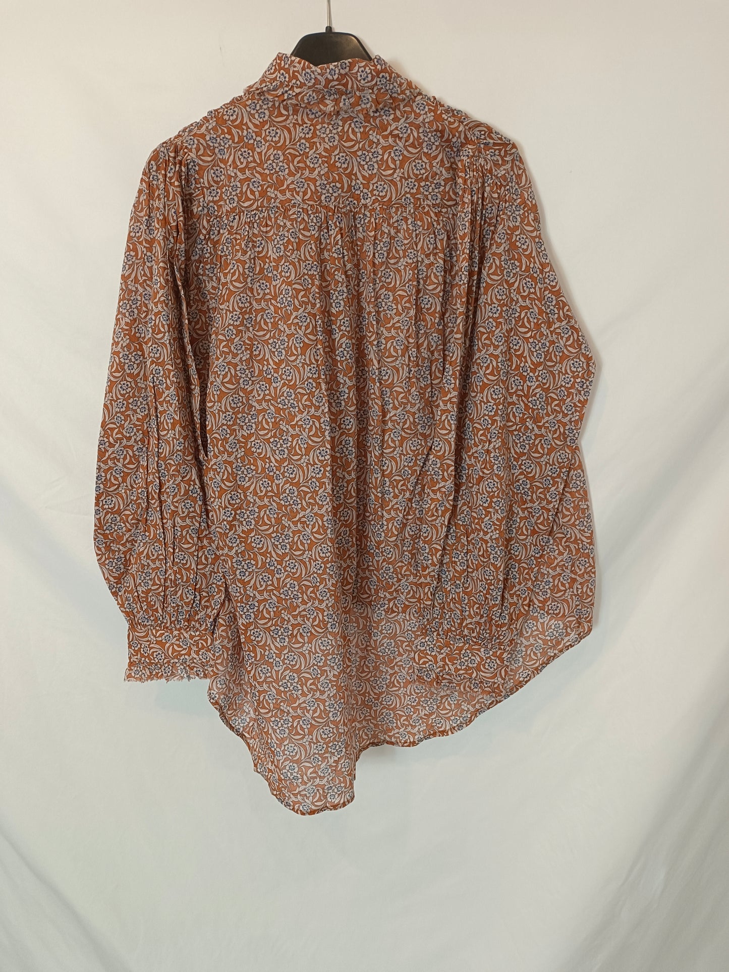 MAJE. Floral tile blouse T.xs