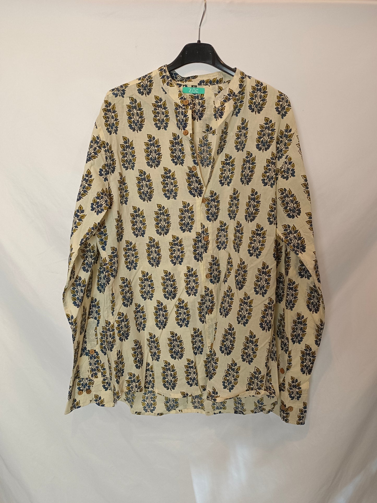 ZÖE. Beige branches blouse Tu(S)