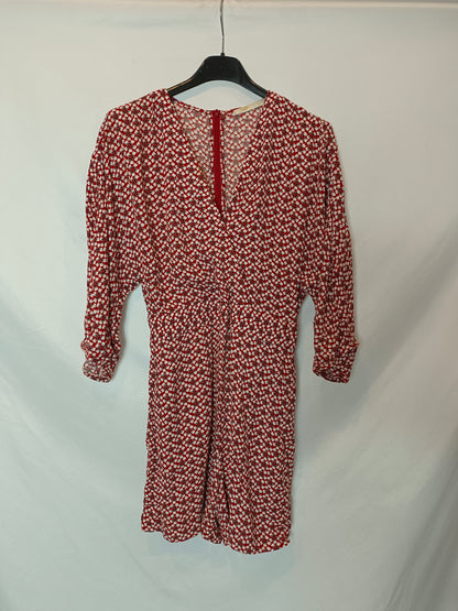 MAJE. Short floral jumpsuit Tu(S)