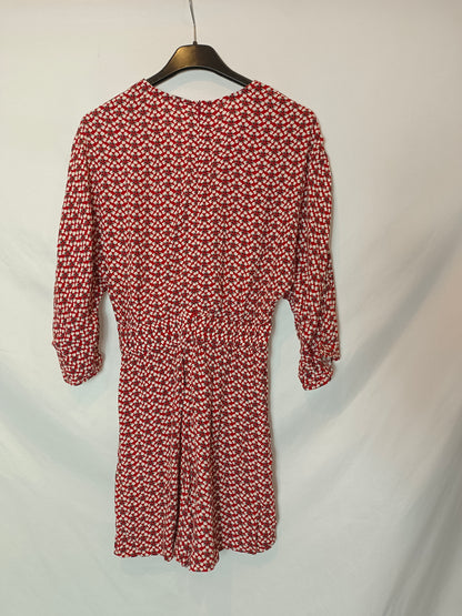 MAJE. Short floral jumpsuit Tu(S)