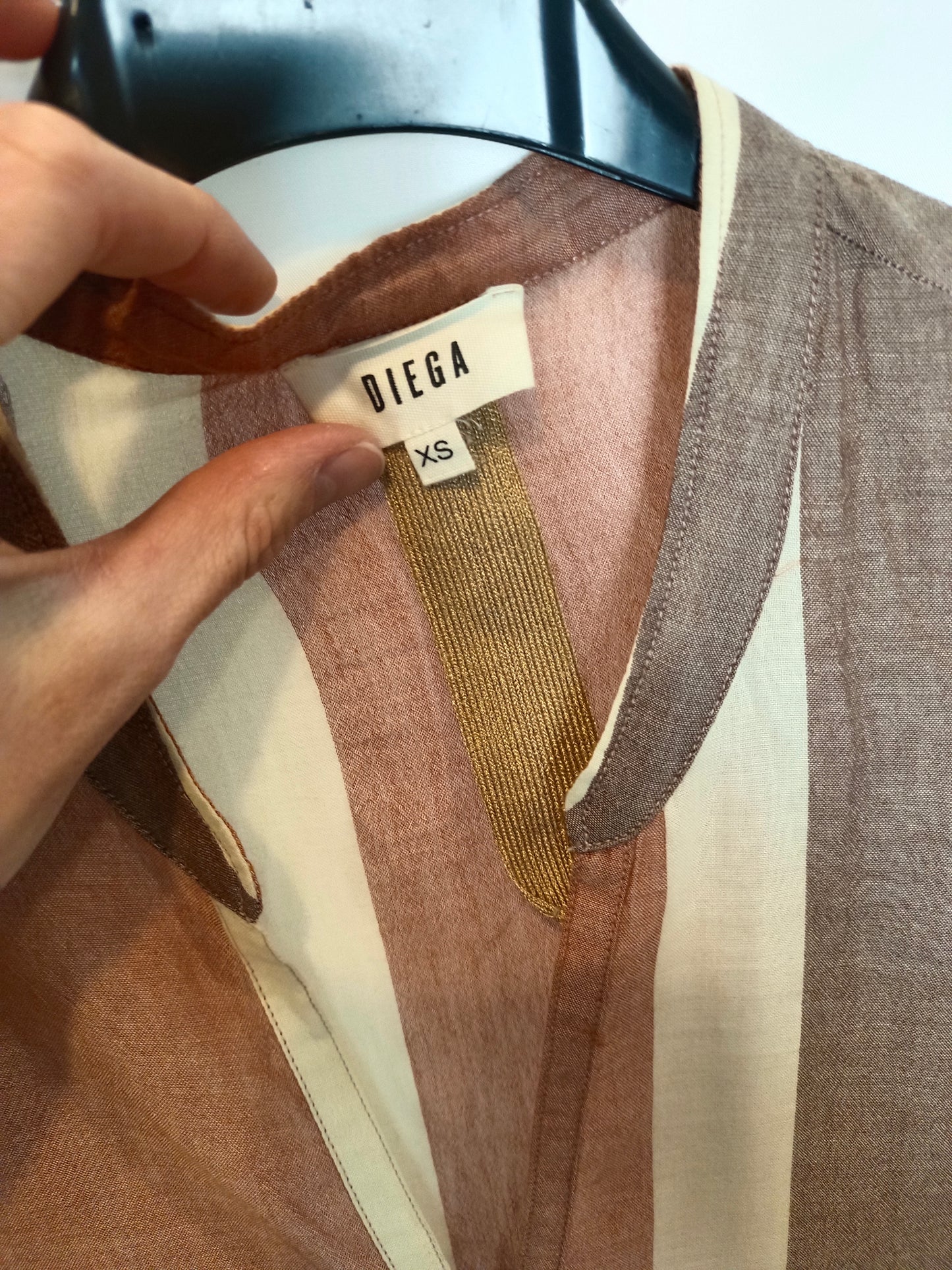 DIEGA. Flowy striped blouse T.xs