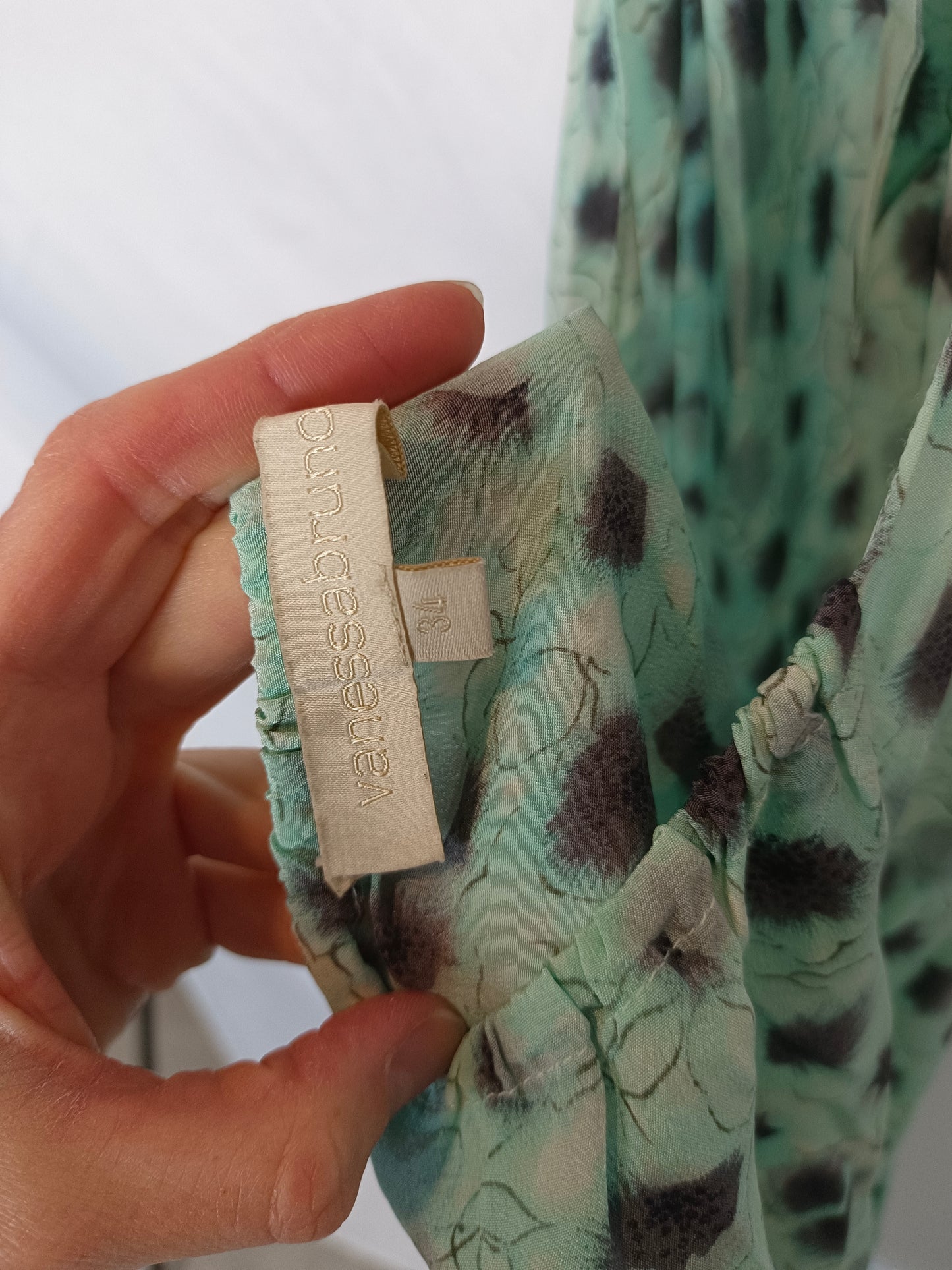 VANESSABRUNO. Printed silk jumpsuit size 34