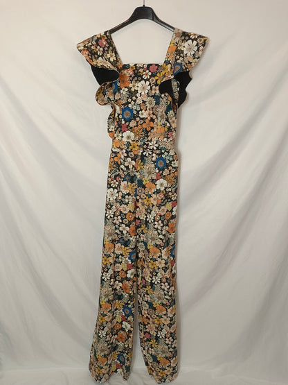 IQ COLLECTION. Long floral jumpsuit T.xs