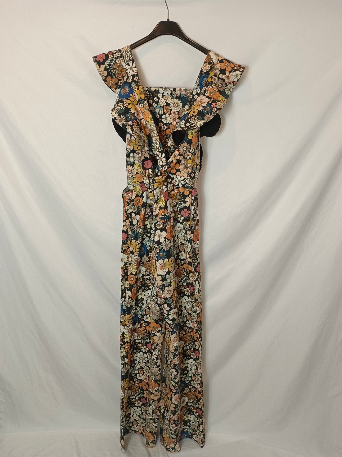 IQ COLLECTION. Long floral jumpsuit T.xs