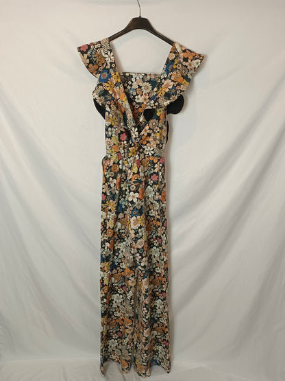 IQ COLLECTION. Long floral jumpsuit T.xs