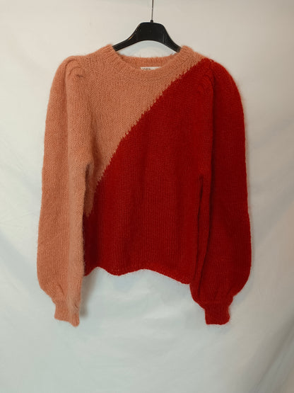 ZARA. Two-tone Ts sweater