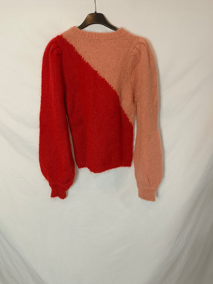 ZARA. Two-tone Ts sweater