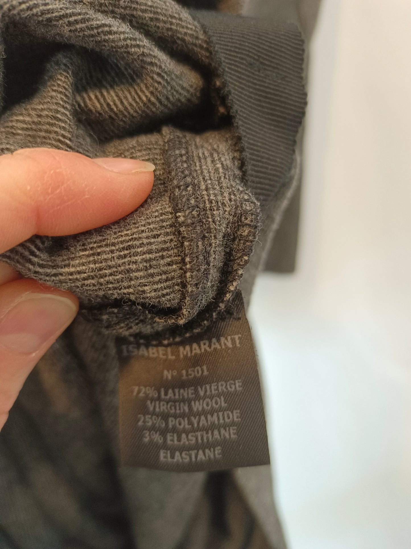 ISABEL MARANT ÉTOILE. Ruched grey Ts midi dress