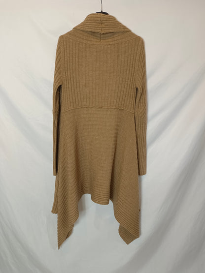 ZADIG&VOLTAIRE. Cárdigan beige canalé Tu(s/m)