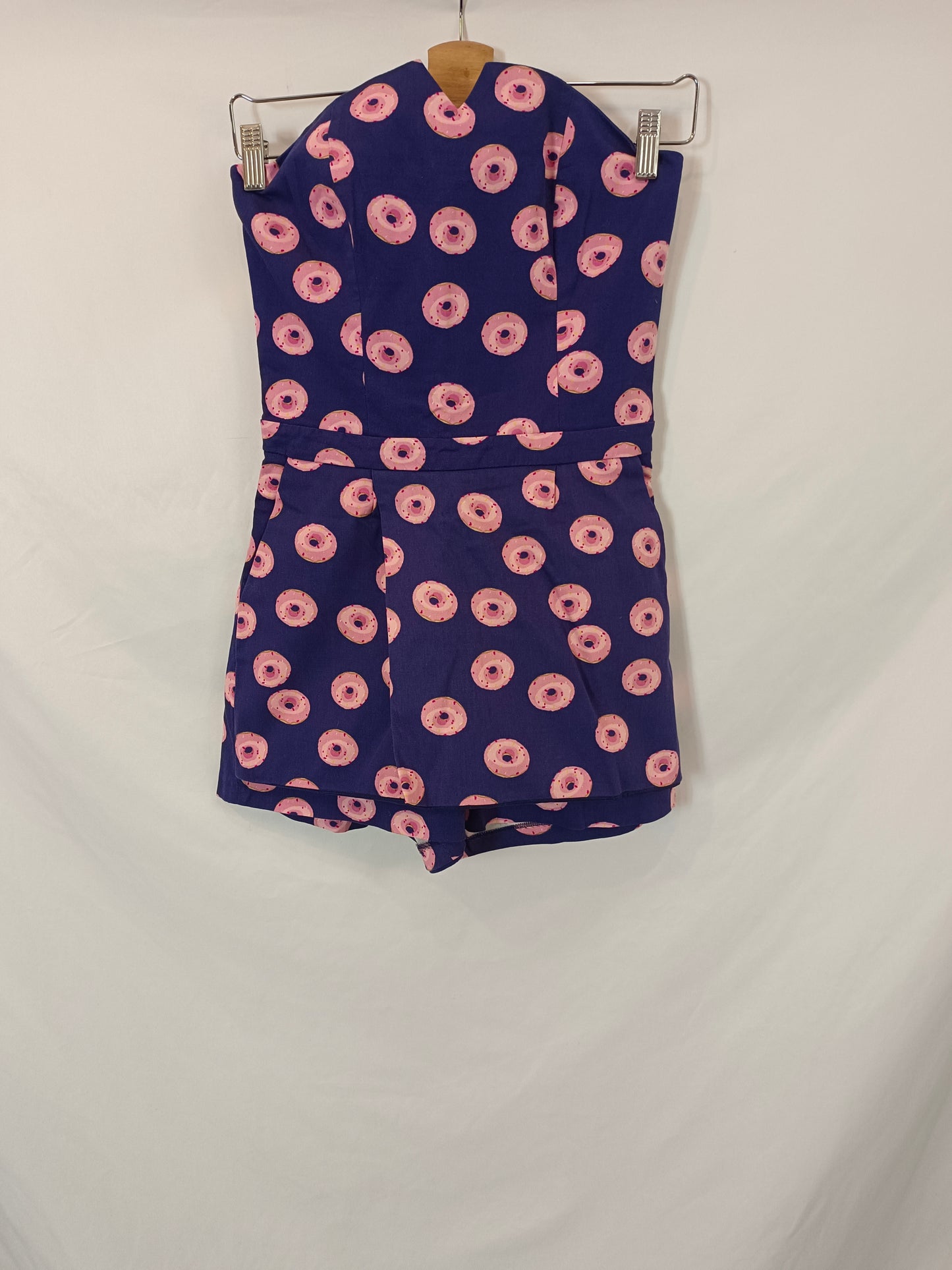 NAF NAF. Blue jumpsuit with donut T.36