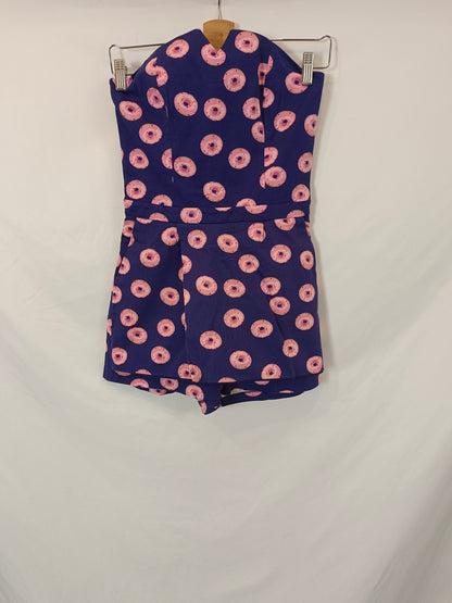 NAF NAF. Blue jumpsuit with donut T.36