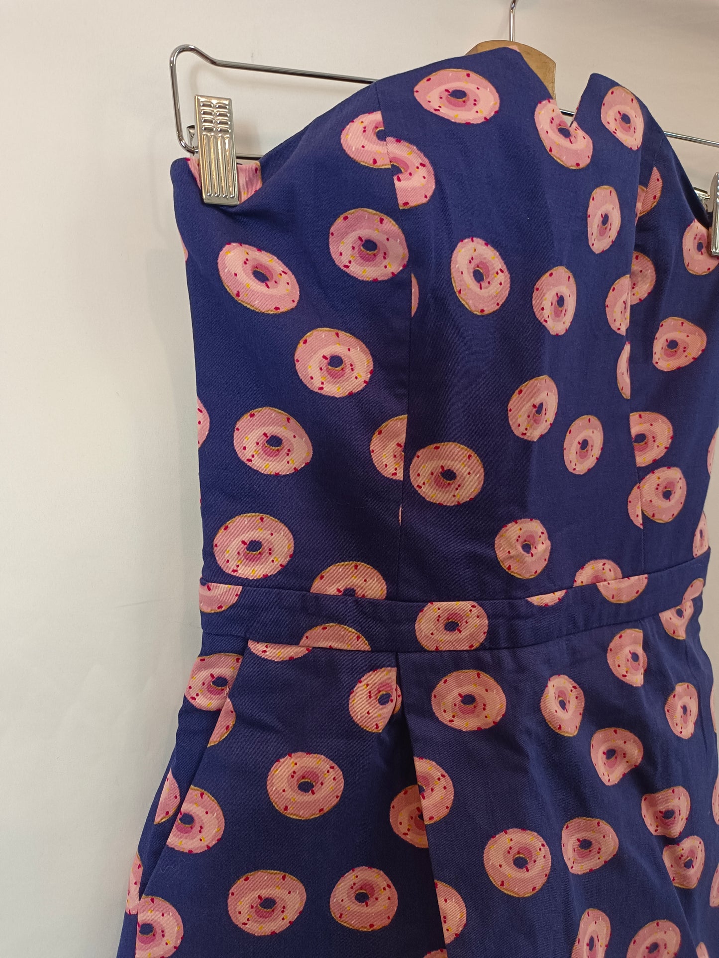 NAF NAF. Blue jumpsuit with donut T.36