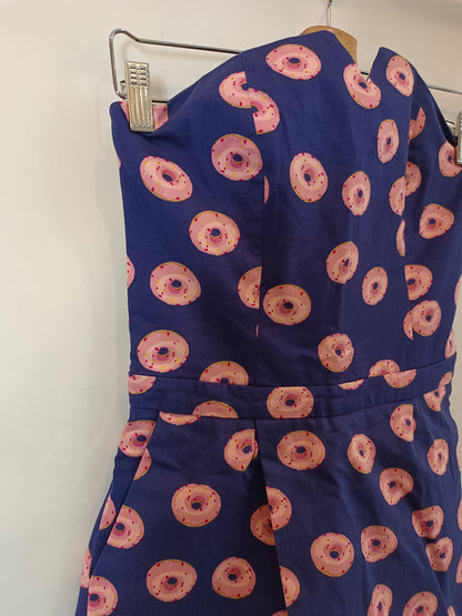 NAF NAF. Blue jumpsuit with donut T.36