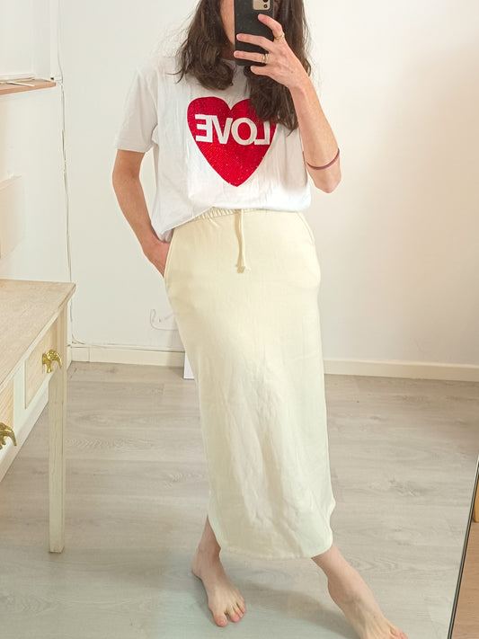 ZARA. Stretch midi skirt Ts