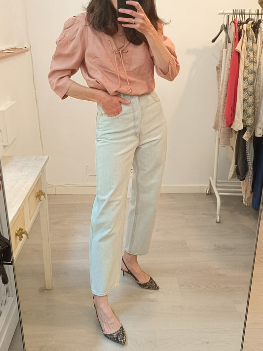 GOLDEN GOOSE. Light button-down denim. Size 25 (34)