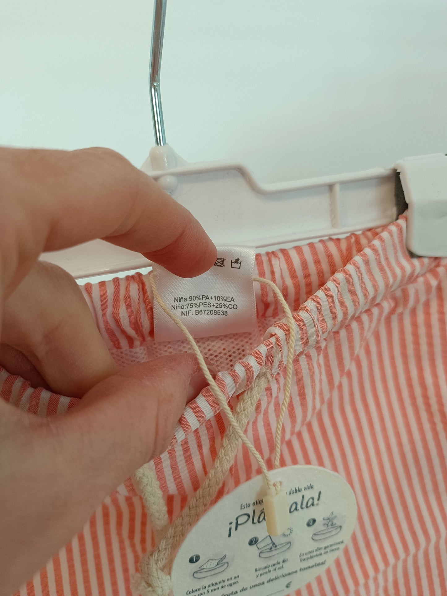 VITAMINSEA. Bañador rayas naranja (varias tallas)