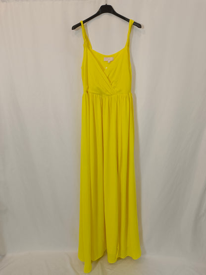 LOLA CASADEMUNT. Yellow dress size 36