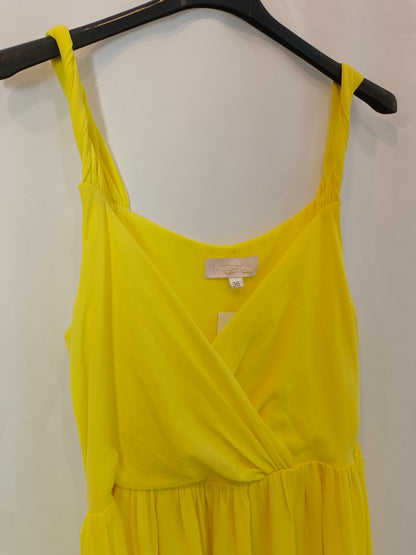 LOLA CASADEMUNT. Yellow dress size 36
