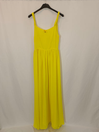 LOLA CASADEMUNT. Yellow dress size 36
