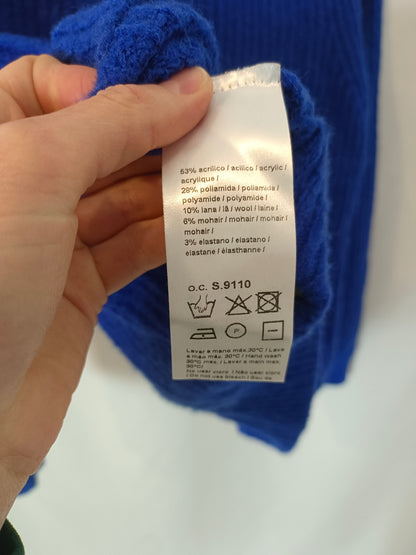 ADAM. Blue knitted sweater size 38