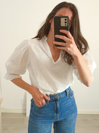 OTHERS. White plumeti top Tu(m)