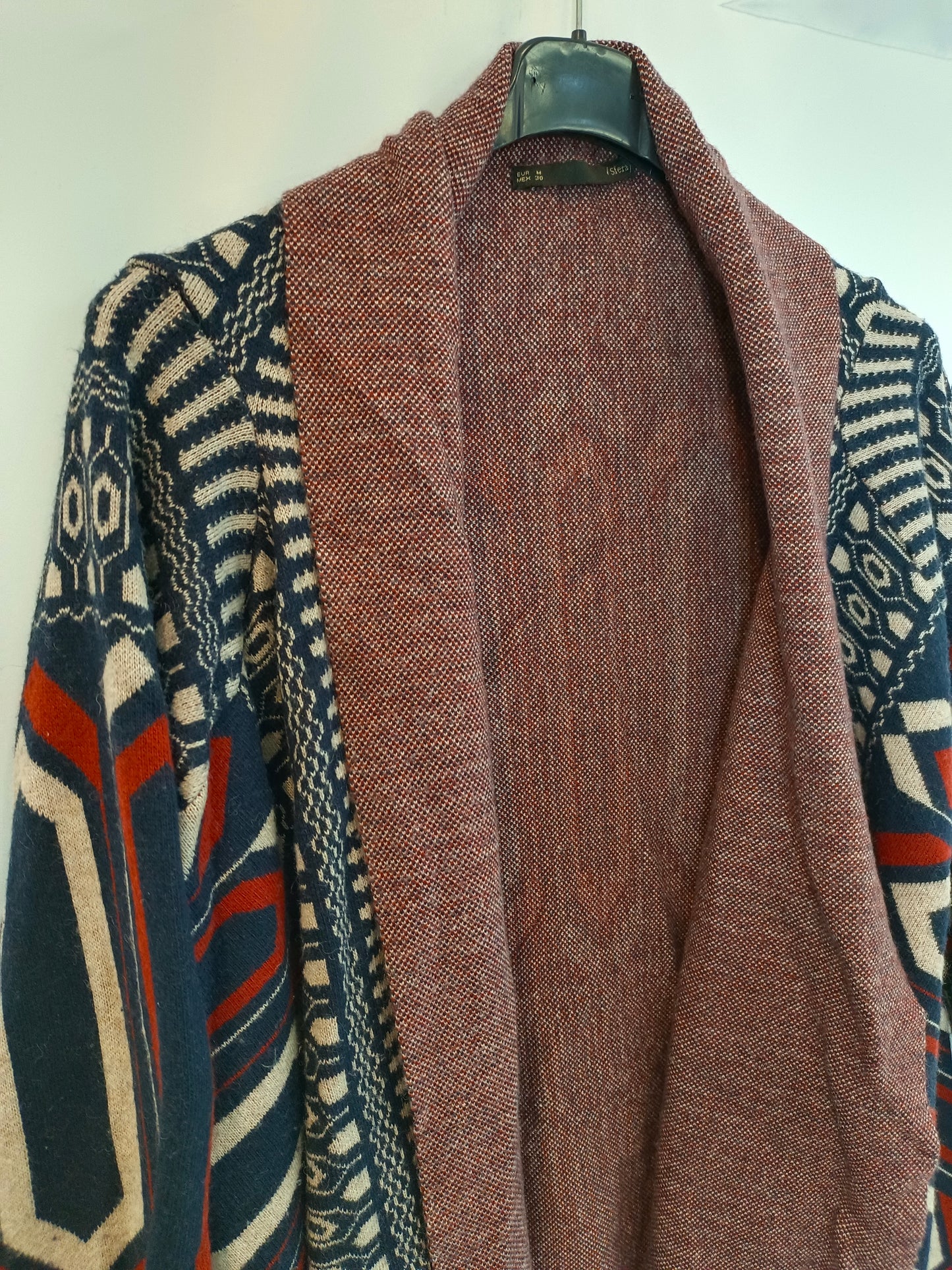 SFERA. Printed knit kimono Tm