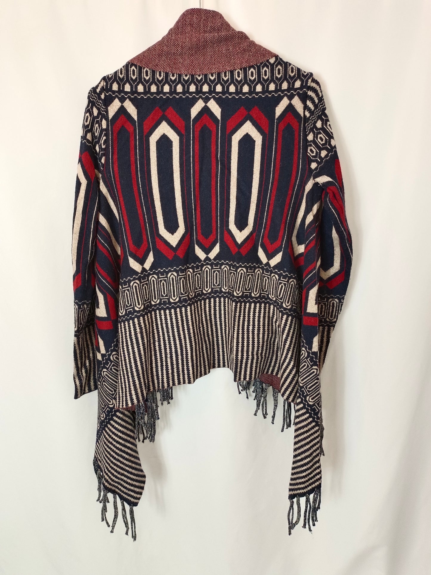 SFERA. Printed knit kimono Tm