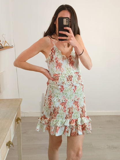 ZARA. Short honeycomb dress Tm