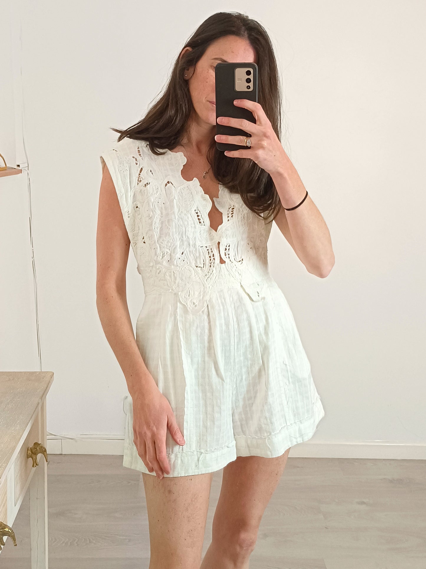 FREE PEOPLE. Die-cut jumpsuit Ts/m