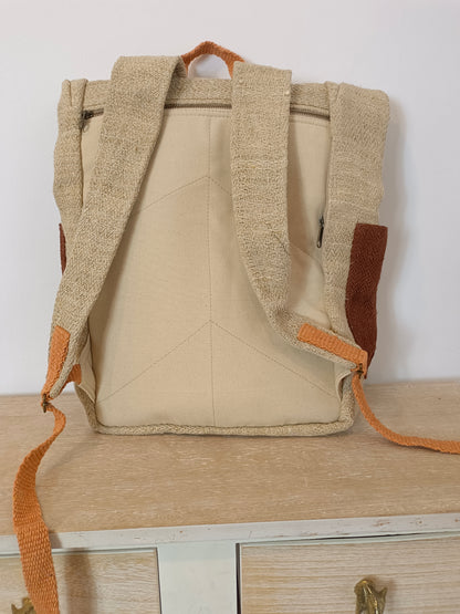 MOCHILA NUPSE NATURAL (4 colores)